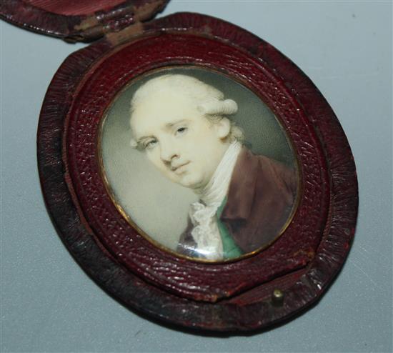 Portrait miniature of the Honorable Arthur Rowley